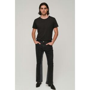 NVLTY Black Bootcut Flare Denim Pants Jeans Trousers  Mens Size 36